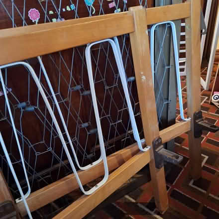 Photo of free Metal & wood Bedframe Bunk bed (Perivale Greenford) #3