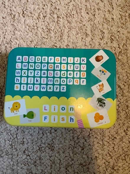Photo of free Tin of magnetic letters and numbers (Frome Stonebridge area) #2