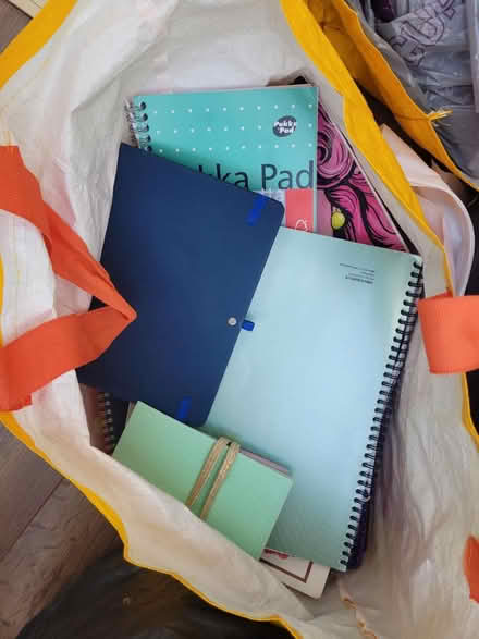 Photo of free Mixed bag of papers/works books (Morden) #1