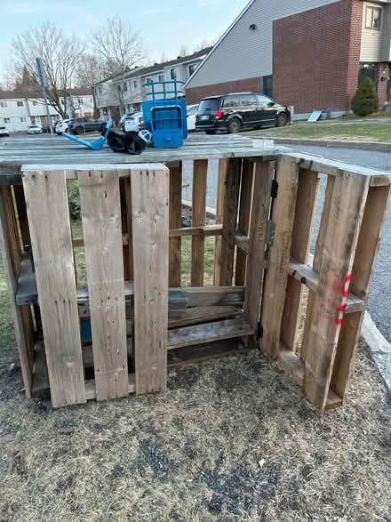 Photo of free Garbage/recycling bin shed (Blackburn Hamlet) #1