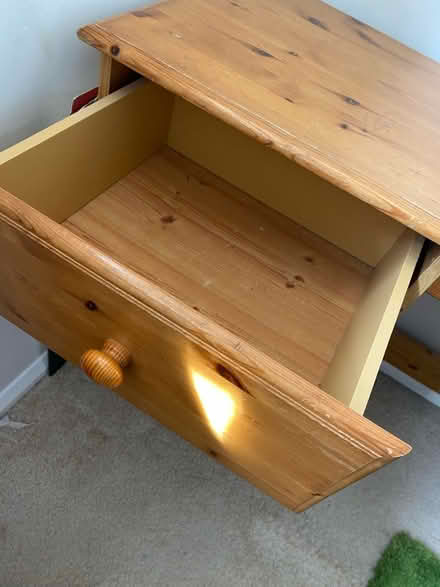 Photo of free Pine Desk (Yateley GU46) #3