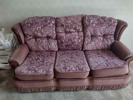 Photo of free Three seater settee (Reddish SK5) #1