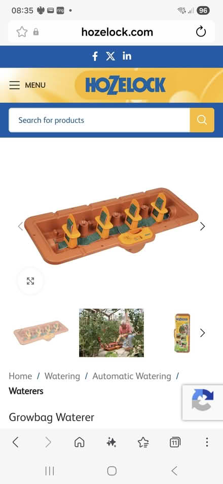 Photo of Hozelock growbag watering system (Derby Chaddesden DE21) #1