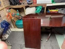 Photo of free Mahogany extending dining table. Great condition 6/8 places. (Cumbernauld G68) #2