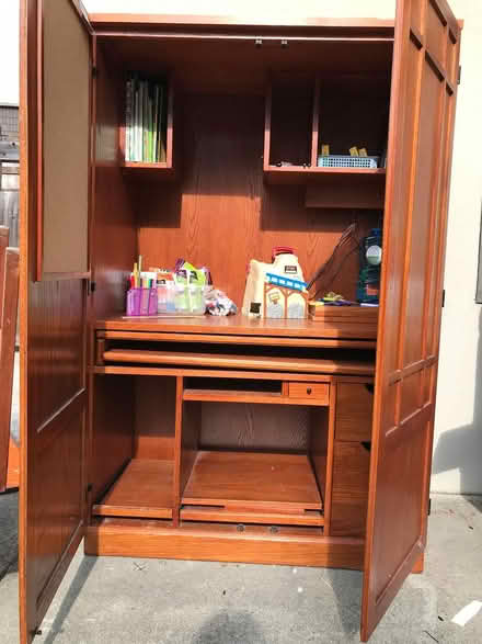 Photo of free Desk Armoire (Fairmede-Hilltop) #2
