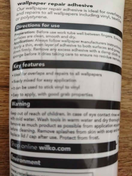 Photo of free Wallpaper reoair adhesive (Northcourt OX14) #3