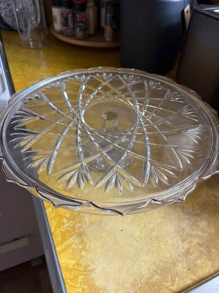Photo of free Gilt-edged cake stand (Croton-on-Hudson) #1