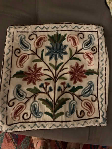 Photo of free Indian embroidered cushion cover (Lifford, kings Norton B30) #1