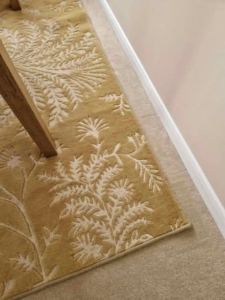 Photo of free Gold Rug: 170cm x 240cm (Prince of Wales Steps TQ1) #1