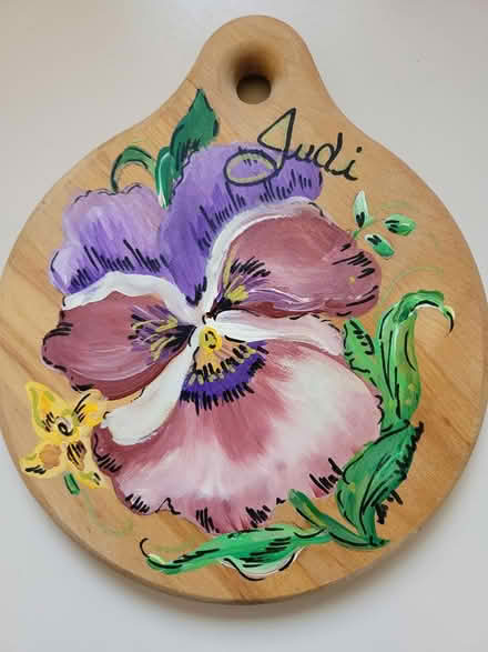 Photo of free Hand-painted Wooden Trivet (Erin Mills) #1