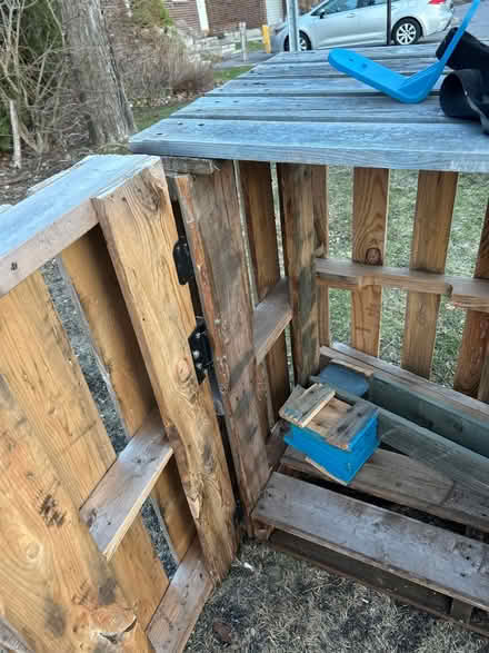 Photo of free Garbage/recycling bin shed (Blackburn Hamlet) #4