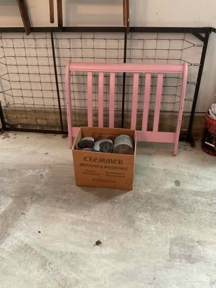 Photo of free Daybed ~ mahogany painted pink (Berwyn) #2