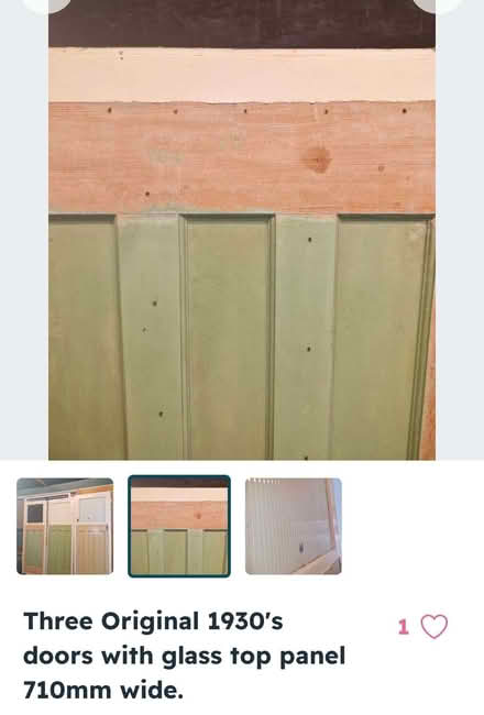 Photo of free 1930's doors (Great Baddow CM2) #2