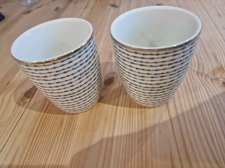 Photo of free 2 small plant pots or cups (Morden SM4) #1