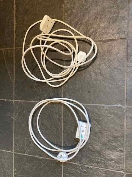 Photo of free 2 extension leads (Balsall Heath B13) #1
