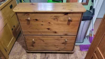 Photo of free Solid Wood Shoe Cupboard (Leavesden WD25) #1