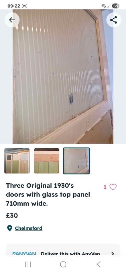 Photo of free 1930's doors (Great Baddow CM2) #3