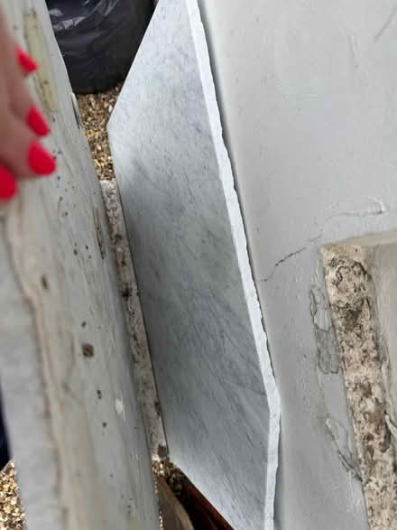 Photo of free 4 pieces of marble unfinished edges (Windsor SL4) #2