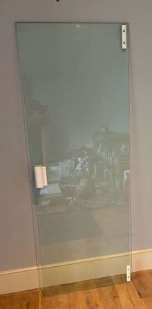 Photo of free 8mm safety glass shower door (Middleyard GL10) #1