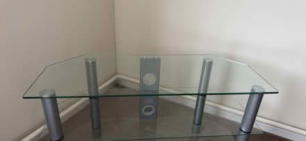 Photo of free Glass TV unit (Kirkoswald CA10) #2