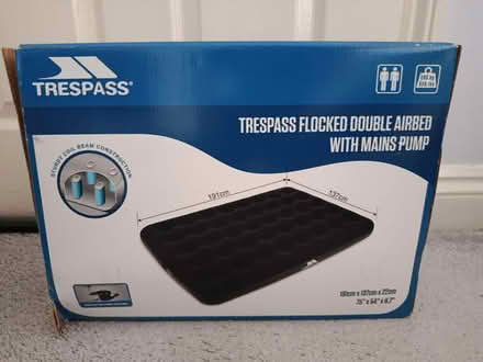 Photo of free Double Air bed (has a puncture) (OX3 Wood Farm) #1