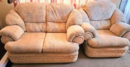 Photo of free Sofa and footstool (Colchester) #4