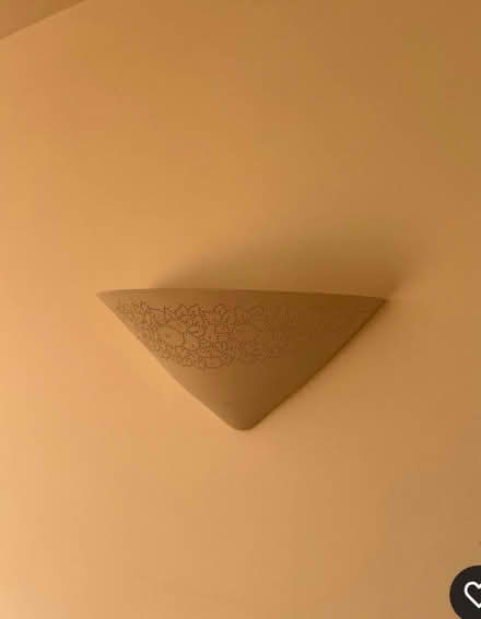 Photo of free Pair of ceramic wall lights (Cardiff) #3