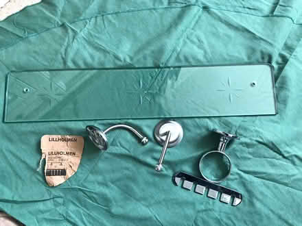 Photo of free Glass bathroom shelf (Colchester CO4) #1