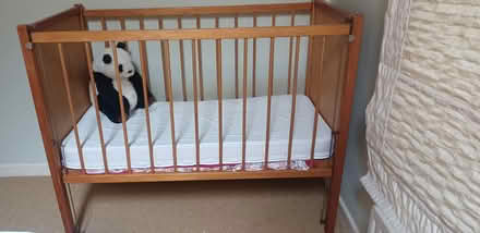Photo of free Hand Crafted Wooden Cot (Carrigaline Middle, Co.Cork) #1