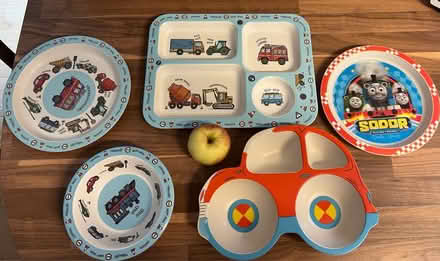 Photo of free Children’s vehicle plates & bowls (S7 Sharrow) #1