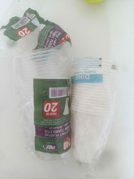 Photo of free Plastic cups (TN34 Halton (West Hill - Ore)) #1