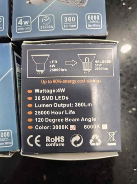 Photo of free Gu10 LED spot bulbs (Basingstoke RG22) #2