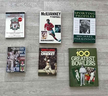Photo of free Collection of Football and Cricket Books + Liverpool FC DVD (Beaconsfield HP9) #1