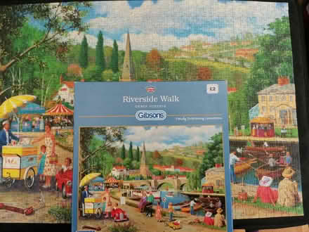 Photo of free Riverside Walk 1000 piece jigsaw (Presteigne LD8) #1
