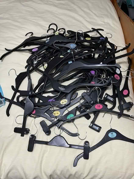 Photo of free 55 x Adult clothes hangers (Horton TA19) #1