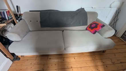Photo of free Grey 3 seater sofa (Whitley Bay NE26) #1