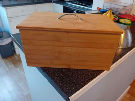 Photo of free Large wooden breadbin (Seaside BN22) #1