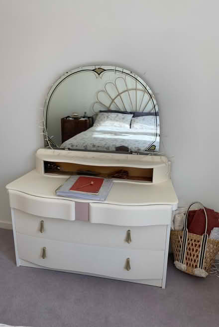 Photo of free Set of 2: wardrobe and chest of drawers, 1960s vintage style (Haringey Heartlands N8) #1