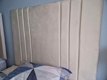 Photo of free Small Double bed: Headboards - cream x 2 (Prince of Wales Steps TQ1) #2