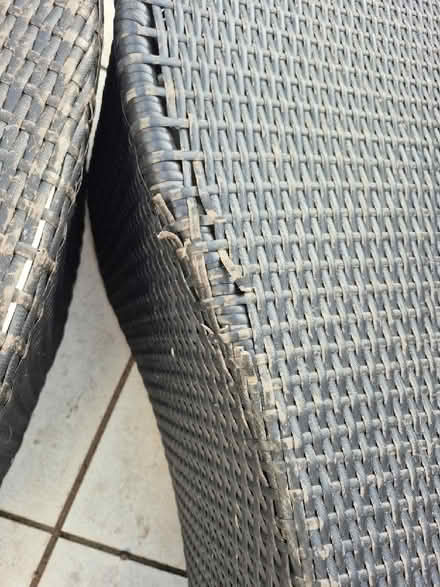 Photo of free Rattan 3 piece garden sofa. (Addiscombe CR0) #4