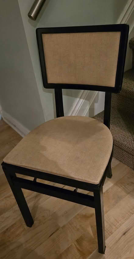 Photo of free Card table & 3 padded chairs (South Keys/Greenboro) #1