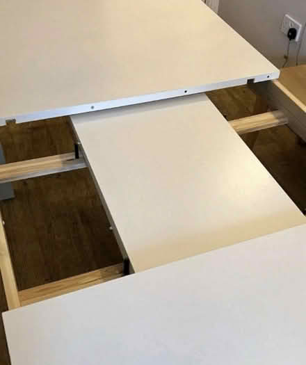 Photo of free Ikea white extendable table (L4) #1