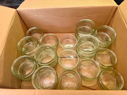 Photo of free 25 Small Glass Jars (East Hoathly) #1