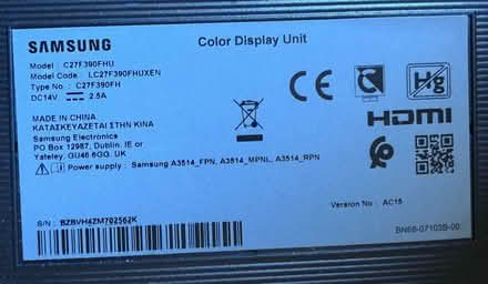 Photo of free Samsung Curved Monitor (Bristol BS4) #4