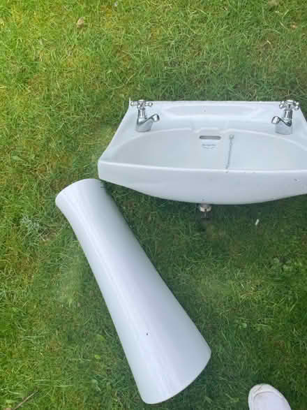 Photo of free Bathroom sink and taps (Halifax, HX1) #1