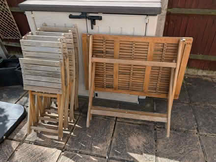 Photo of free Garden table and chair (Sun In The Sands Roundabout SE3) #1