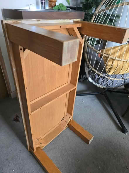 Photo of free Oak and veneer large coffee table (Macclesfield) #1