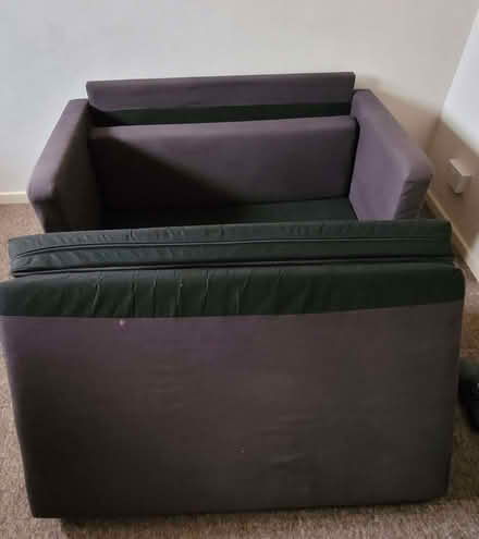 Photo of free Minimalist IKEA ULLVI 2 Seater SofaBed Grey Color (Parkstreet AL2) #3