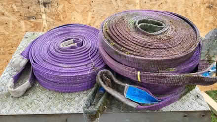Photo of free Heavy duty webbing slings x 6 (Montrose DD10) #1
