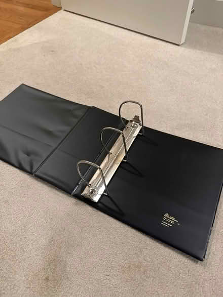 Photo of free Large Binders (Maple Lawn) #3